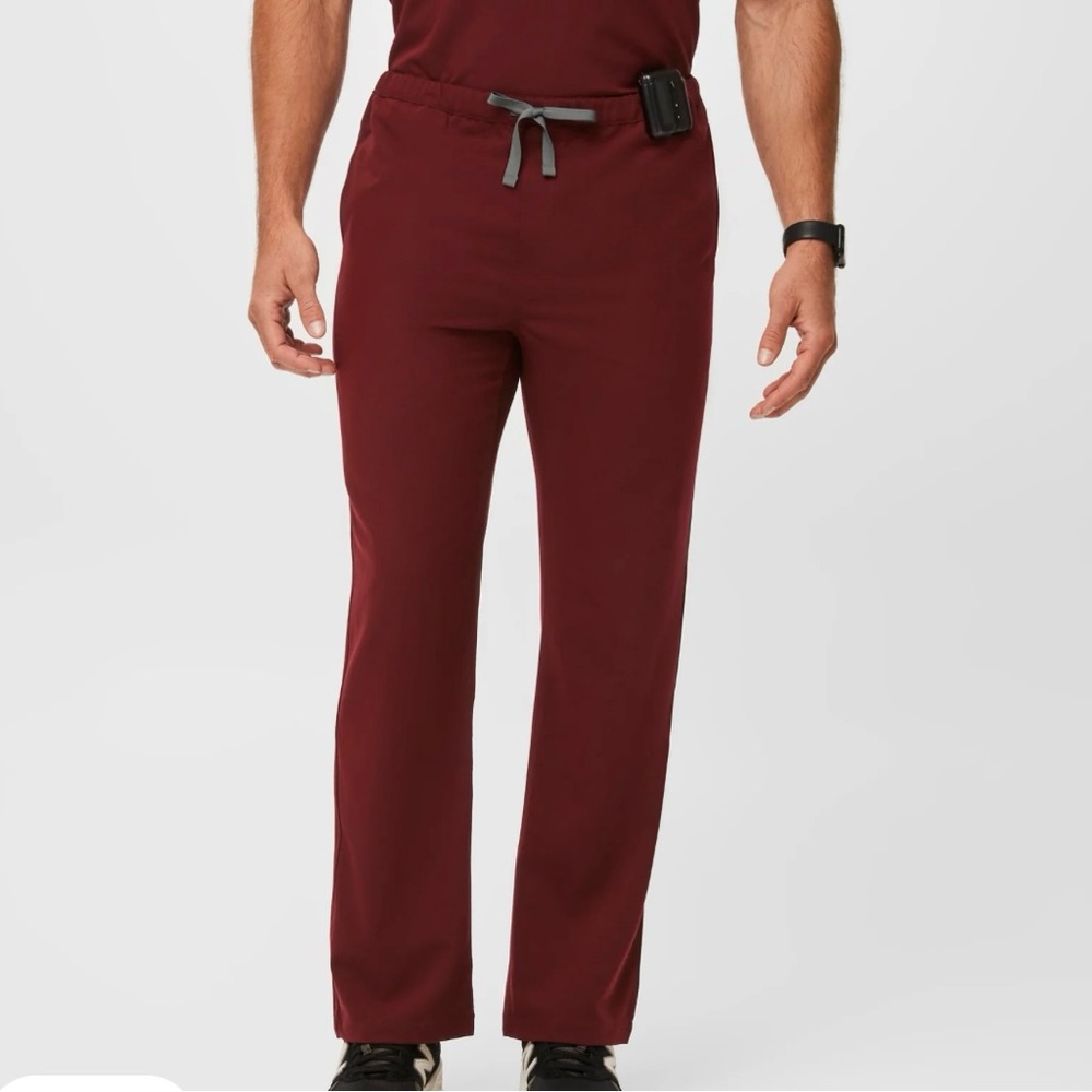 Figs Burgundy Pisco Basic Scrub Pant